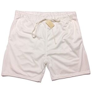 MNML‎ Men's Every Day Mesh Shorts Athletic Basketball Off White XXXL 3XL ~ New